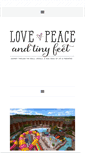 Mobile Screenshot of lovepeaceandtinyfeet.com